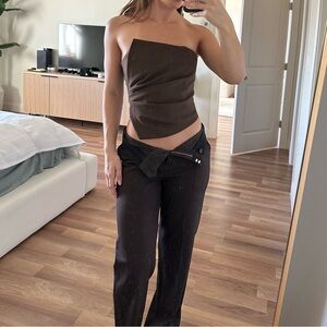 Camila Coelho Xenia Top in Brown